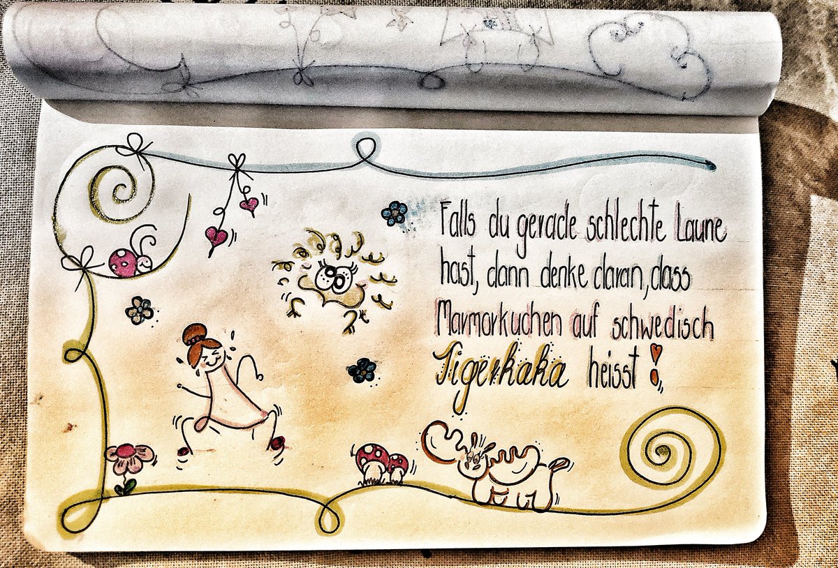 littleswisslady's tweet image. Falls du gerade schlechte Laune hast, 
dann denke daran, 
dass Moarmorkuchen auf schwedisch
#TigerKaka heisst💙🇸🇪💛

#Learningswedish 
#MutMachBilder