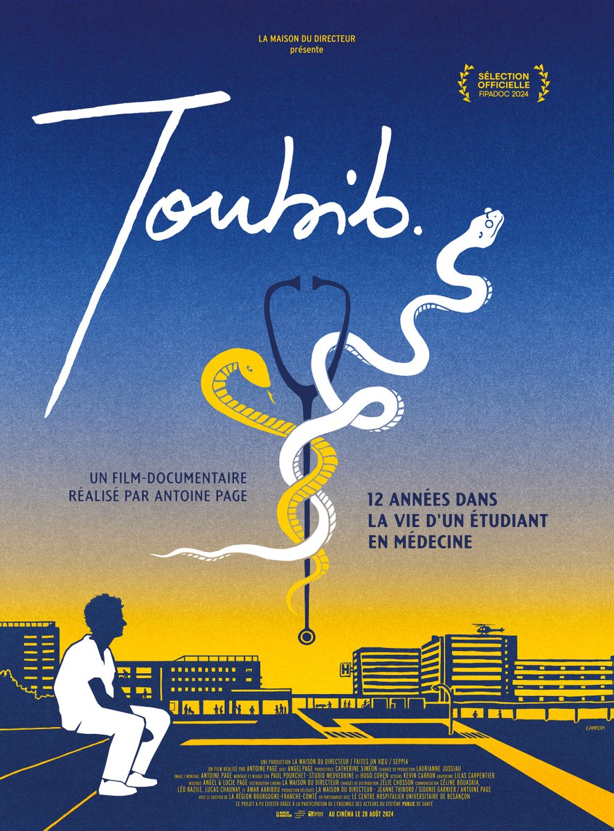 Mardi 27 septembre à 19h30 : avant-première de Toubib en présence du réalisateur !