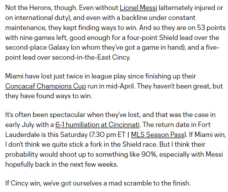 MattDoyle76's tweet image. Armchair Analyst: Complete guide to the 2024 MLS stretch run.

- Who's gonna win the Golden Boot?
- Can anyone crack the top 3 in the East?
- How much have Houston improved?
- LAFC a juggernaut?

And plenty more, including a potentially epic Shield race
mlssoccer.com/news/your-comp…