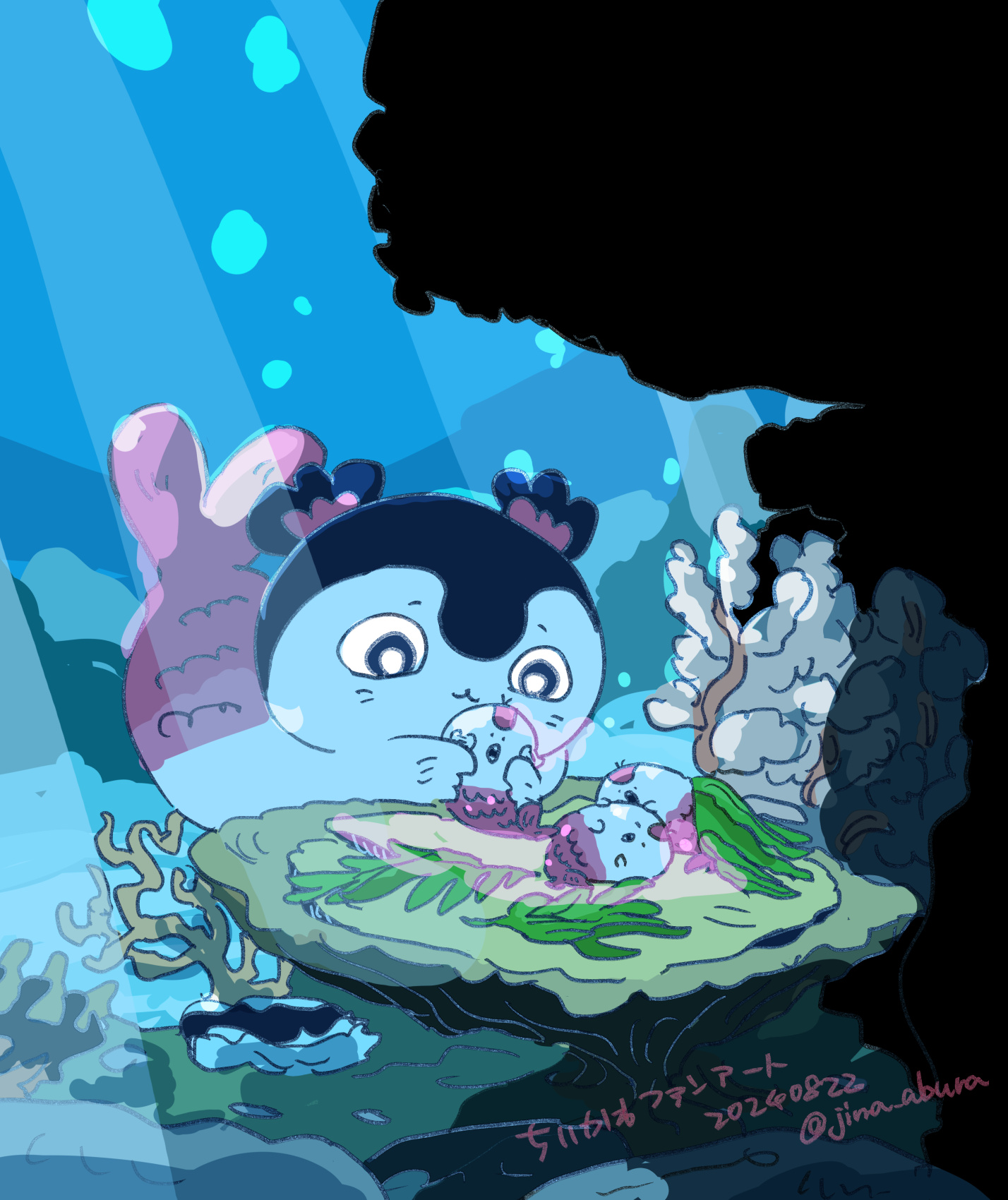ちいかわ　セイレーン　人魚 2023年8月17日 更新＞ちいかわ『チラシ／島合宿・島編