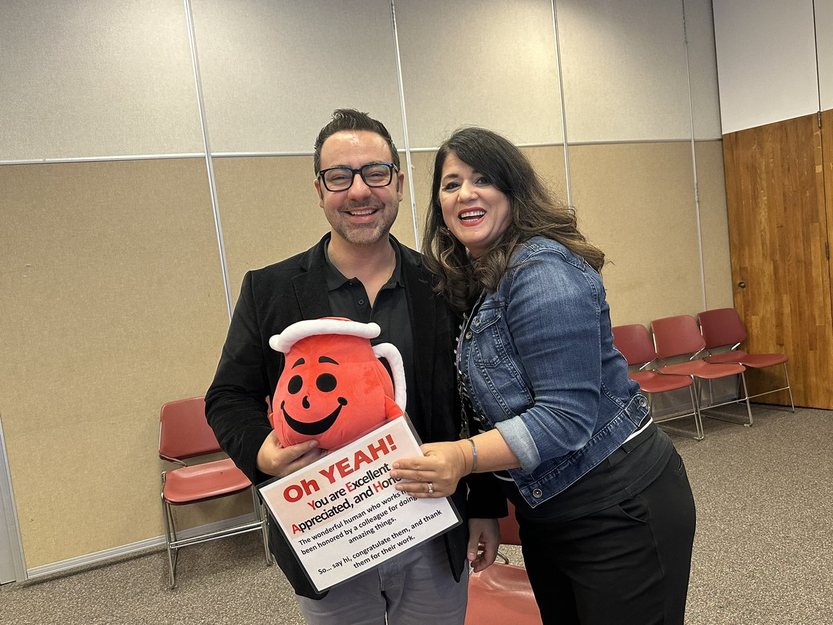 OH YEAH! Congratulations go out to <a href="/LaMorte111/">Steve LaMorte (he/him)</a> for his continuous support of Teaching &amp; Learning throughout the district. <a href="/RCSDNYS/">Rochester City School District</a>
