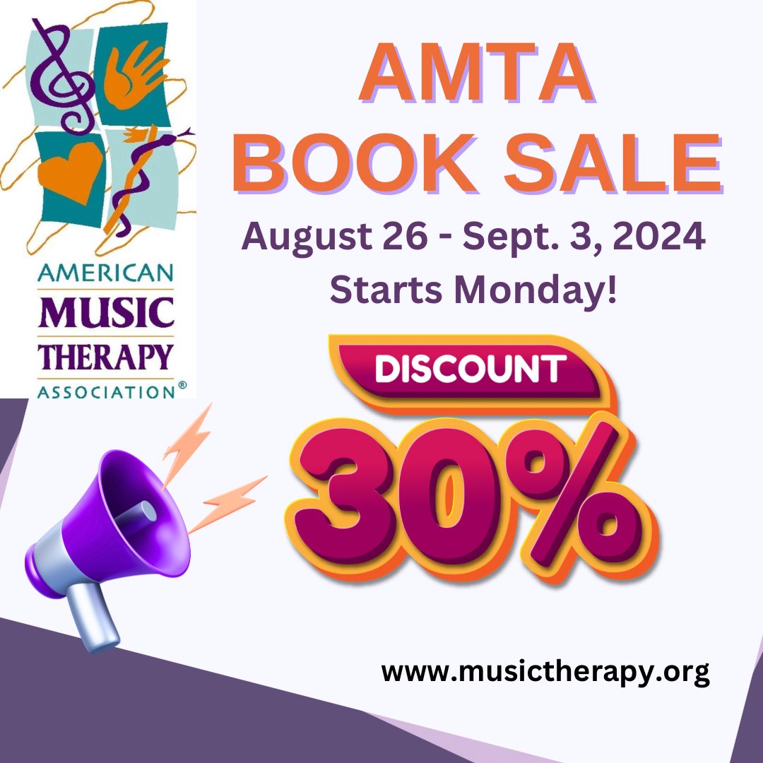 The AMTA Book Sale starts next Monday, August 26th for just 1 week. Everything** is 30% off for members AND non-members alike. See the LinkTree in our bio under “Latest News” for the full story and the bookstore link.