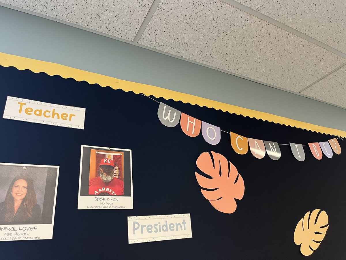 Mystery Reader today was…Mr. Mike. He read a Chiefs book and we learned he is a sports fan, has several pets and keeps us safe by cleaning and fixing things in our building. He even joined our “Who Can I Be?” wall . #SharethegoodLPS <a href="/EPiC_StudioK/">EPiC Studio K</a> <a href="/EpicElementary/">EPiC Elementary</a> <a href="/LIBERTYSCHOOLS/">LPS53</a>