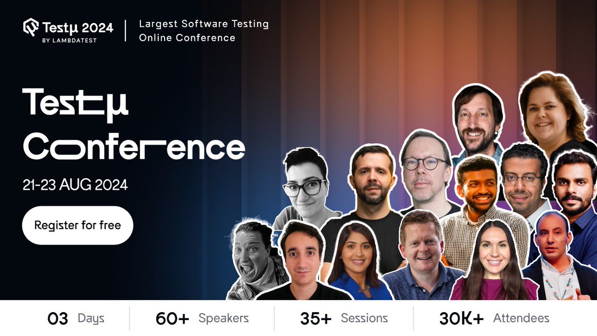 I’m in challenge mode at #TestMuConf If you’re into testing, this is where you need to be testing community shines!