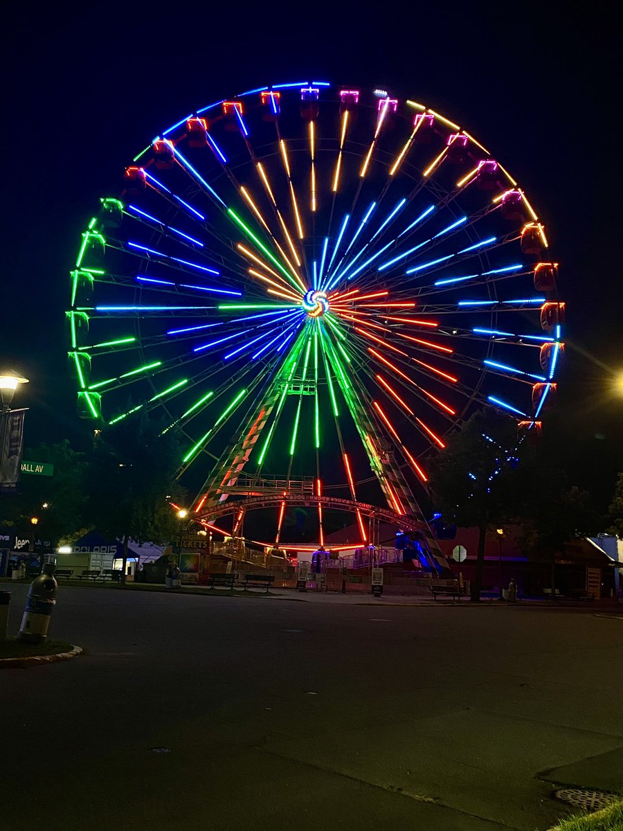 🎡🎡🎡Oooooo!! Ahhhhh!!! Who’s “wheelie” excited for the <a href="/mnstatefair/">Minnesota State Fair</a>!?!? 🙋🏻‍♀️🙋🏻‍♀️ Gates open at 7! I’m live all morning <a href="/WCCO/">WCCO | CBS News Minnesota</a> with everything you need to know for opening day! #greatminnesotagettogether