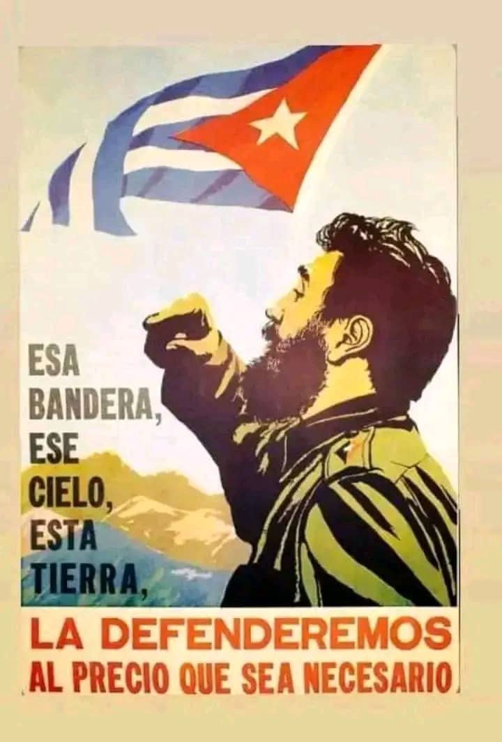 AmaliaR622's tweet photo. Fidel: "Los contrarrevolucionarios son, TRAIDORES A SU PATRIA, CELESTINAS q HABLAN AL OÍDO DEL EXTRANJERO PODEROSO, para ver si con todos los recursos implantan aquí, d nuevo, en el suelo d la patria la contrarrevolución."
#FidelPorSiempre
#DeZurdaTeam 
#IslaRebelde https://t.co/CRexSYElcg