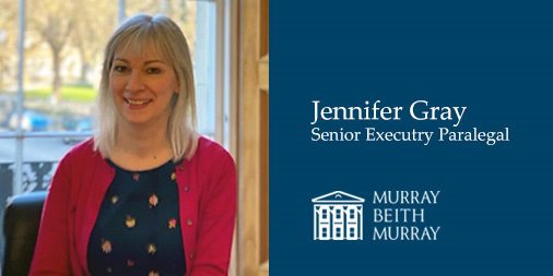 murraybeith's tweet photo. In the first of a 2-part article, Murray Beith Murray Senior Executry Paralegal, Jennifer Gray looks at the challenges in winding up an estate in Scotland 

#probate  #executry  #privateclient  #ihtilal 

https://t.co/6AuEwCyOxN https://t.co/vdIFGLL7rj