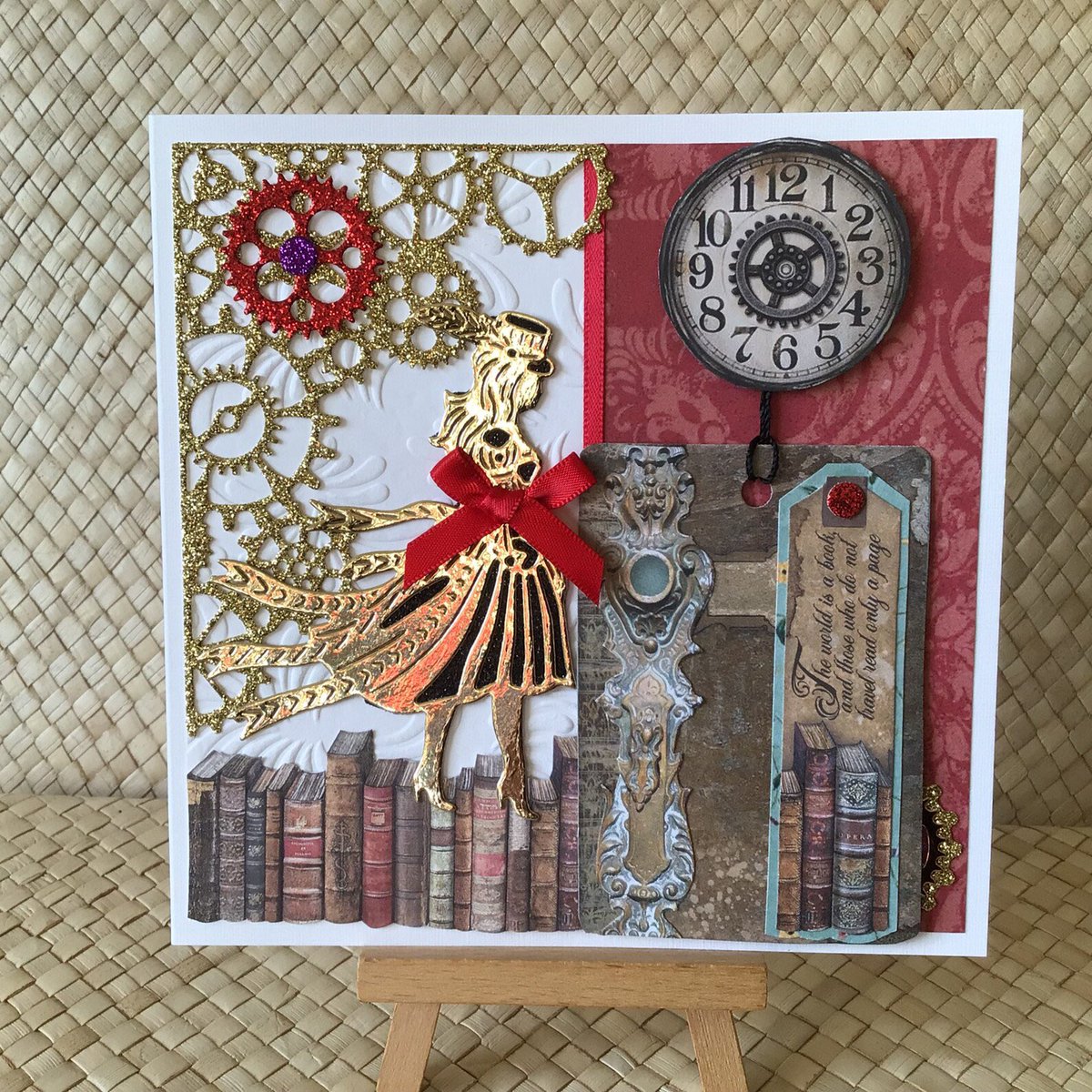 cardsallacarta's tweet photo. With a reversible sentiment banner, a unique card for a steampunk enthusiast
Victorian Lady Steampunk Birthday Card, Vintage Library Design, The World is a Book, For Travel Lovers https://t.co/OLKPutH8tt
#elevenseshour #shopsmalluk #VisitLincoln #SteampunkWeekend https://t.co/MXIJJkg16x