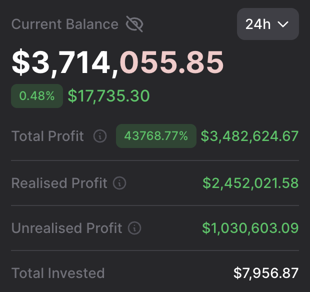 nobrainflip's tweet photo. I called $ANALOS before 1000x: $200k → $200M
I called $POPCAT before 420x: $2.5M → $1.05B
I called $GIGA before 170x: $1.6M → $280M
I called $WIF before 80x: $52M → $4B
I called $PONKE before 20x: $20M → $400M

I'll go private soon, don't miss ur last chance to follow me... https://t.co/OX3VwiHADi