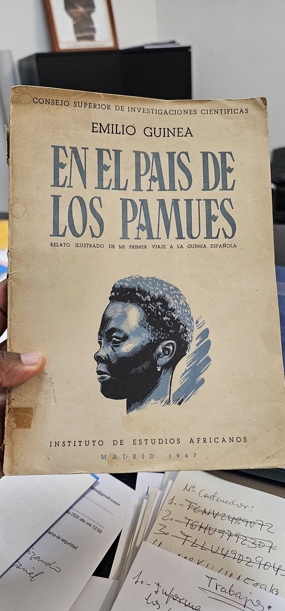 He conseguido una joya de la historia del Pueblo Fang, me ha costado mucho pero vale la pena para conocer el punto de vista de los españoles a cerca de nuestra historia, y sobre todo poder extraer algunas informaciones y datos importantes de nuestros ancestros 🇬🇶🇬🇶🇬🇶