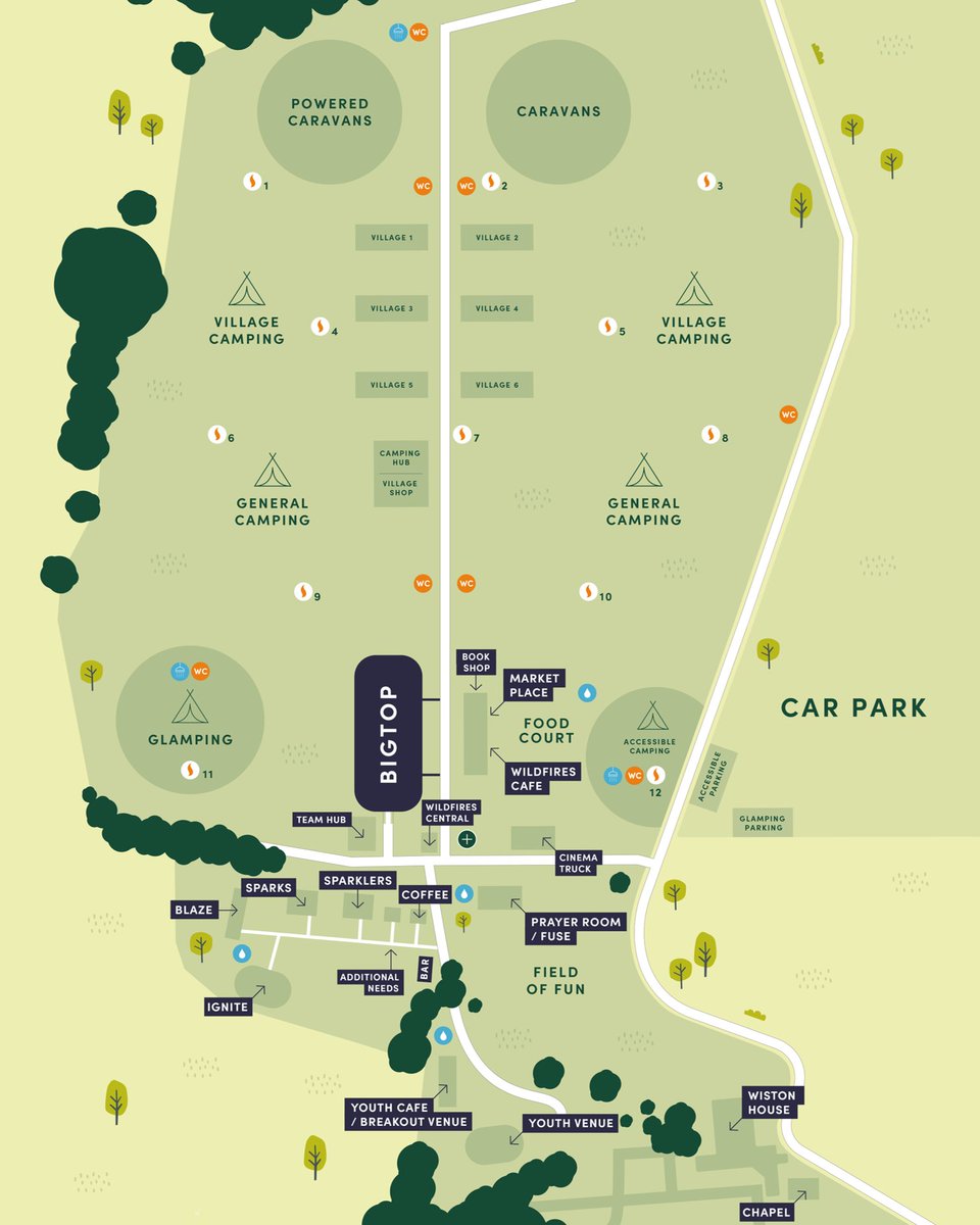 Welcome to your home for the next 72 hrs! We're putting the finishing touches to the site and it's looking great! We are looking forward to welcoming you tomorrow from 12pm. (Please print or download your tickets to your phone before arriving, reception isn't always reliable.)