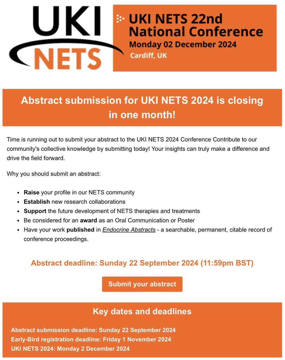 One month to submit your abstract for #ukinets2024 Conference - to submit, please visit our website: ukinets.org/uki-nets-2024-…