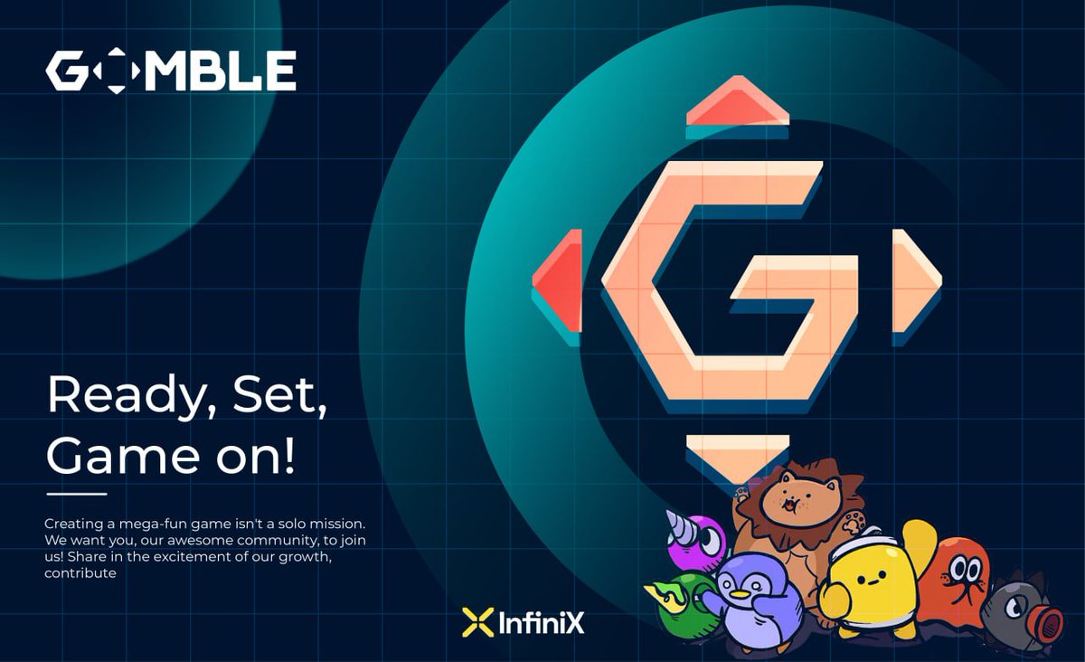 InfiniXproject's tweet photo. ✨GOMBLE Games: A Game-Changer in the GameFi Space

GOMBLE Games, a promising GameFi platform backed by industry titans like Binance Labs, offers a unique blend of engaging gameplay and lucrative opportunities.

💫Key Features:

- Innovative Gamification: GOMBLE's innovative approach to gamification ensures that achieving goals is both fun and rewarding.
- Generous Airdrops: The "Heat the Balloon" campaign is a simple yet effective way to incentivize community participation and engagement.

Featured Games:💥

- Rumby Stars: A thrilling 4v4 PvP game that doesn't require NFT purchases, making it accessible to all.
- Merge Lion: A captivating merge game that's easy to learn but hard to put down.

🔗Strong Partnerships and Investments:

GOMBLE Games benefits from the support of leading industry players, including Binance Labs, Animoca Brands, SPARTAN, and Polygon Ventures.

🔣Conclusion:

With its engaging gameplay, strong partnerships, and innovative approach, GOMBLE Games is poised to become a major force in the GameFi space. The project's commitment to community building and its potential for significant returns make it a compelling investment opportunity.

#InfiniX #Gomble #game #finance #BinanceLabs #DeFi