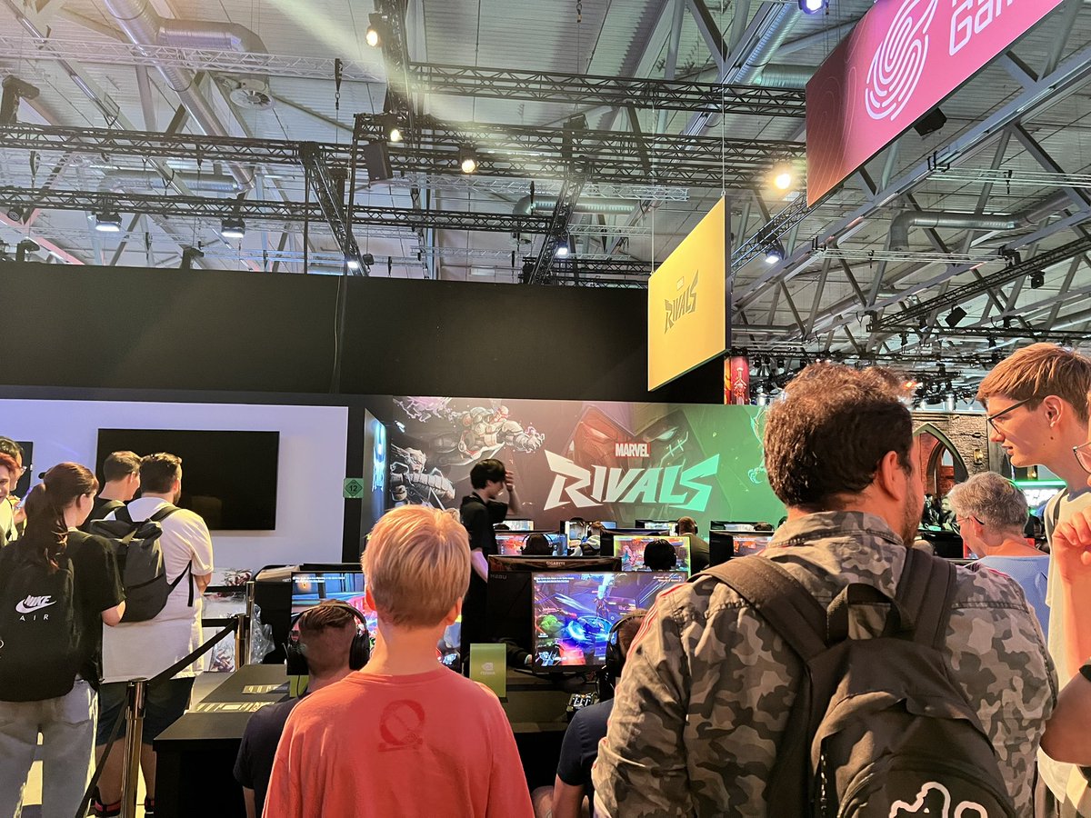SpoopieMilk's tweet photo. Off to try something exciting! #MarvelRivalsGamescom https://t.co/NFw0xT0LHQ