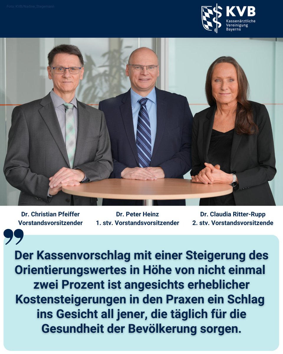 Kassenärztliche Vereinigung Bayerns (@kv_bayerns) on Twitter photo 🚨Erste Runde der Honorarverhandlungen gescheitert: Krankenkassen blockieren notwendige Honoraranpassung: Mehr zu den Hintergründen der Verhandlungen in Berlin und unseren Forderungen mit der <a href="/BLAEK_P/">BLÄK</a> erfahren Sie in der heutigen Presseinformation: kvb.de/ueber-uns/pres… <a href="/kbv4u/">Kassenärztliche Bundesvereinigung (KBV)</a> 🚨Erste Runde der Honorarverhandlungen gescheitert: Krankenkassen blockieren notwendige Honoraranpassung: Mehr zu den Hintergründen der Verhandlungen in Berlin und unseren Forderungen mit der <a href="/BLAEK_P/">BLÄK</a> erfahren Sie in der heutigen Presseinformation: kvb.de/ueber-uns/pres… <a href="/kbv4u/">Kassenärztliche Bundesvereinigung (KBV)</a>