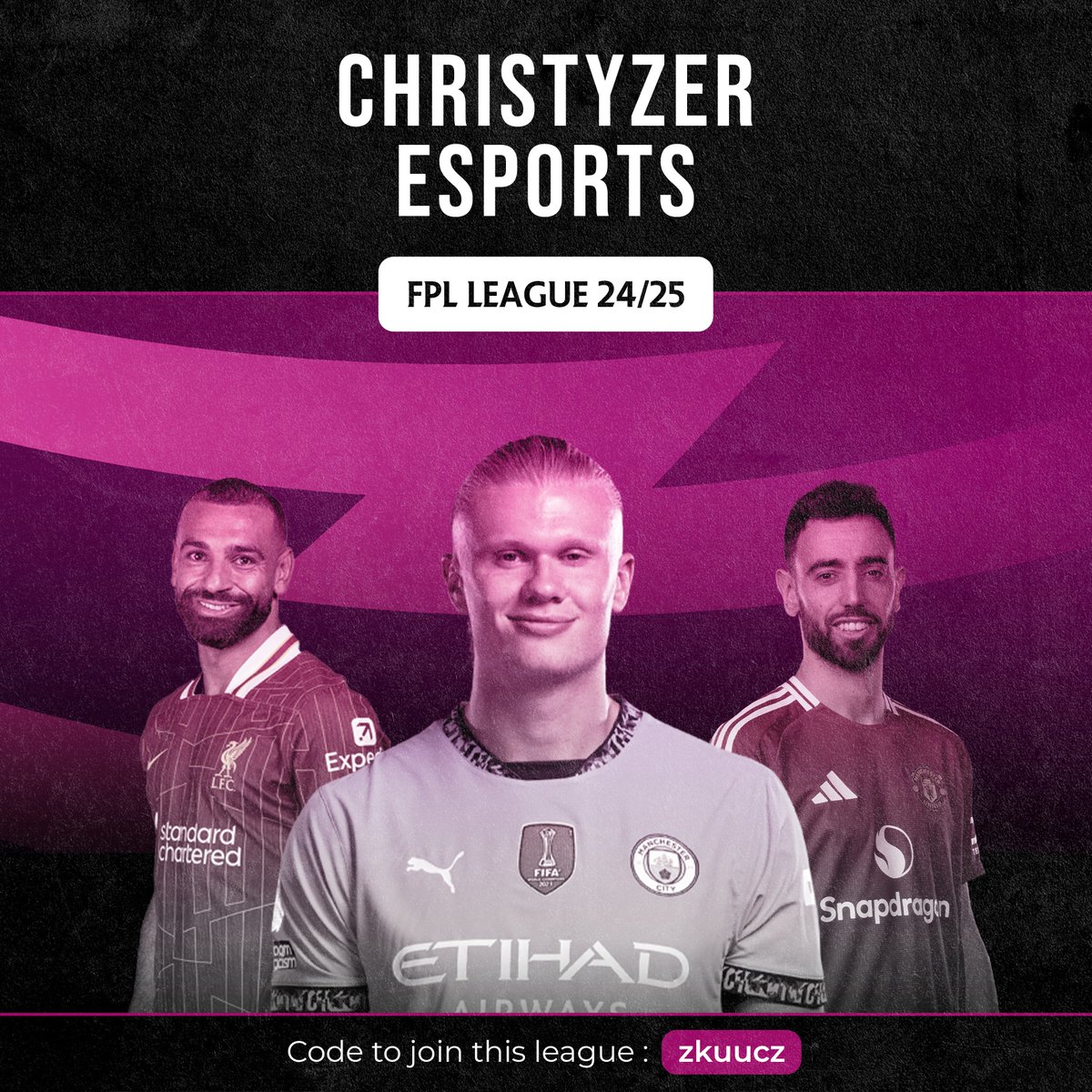 Christyzer Esports (@ctzr_esports) on Twitter photo 🏆CHRISTYZER ESPORTS LEAGUE🏆
Liga FPL 2024/25⚽️
Hadiah :
🥇Rp 200.000
🥈Rp 100.000
🥉Rp 50.000
Syarat :
1. Follow <a href="/ctzr_esports/">Christyzer Esports</a>
2. Like & RT tweet ini
3. Reply nama manager & tim kalian
Start GAMEWEEK 2
Kode : zkuucz
fantasy.premierleague.com/leagues/auto-j… 🏆CHRISTYZER ESPORTS LEAGUE🏆
Liga FPL 2024/25⚽️
Hadiah :
🥇Rp 200.000
🥈Rp 100.000
🥉Rp 50.000
Syarat :
1. Follow <a href="/ctzr_esports/">Christyzer Esports</a>
2. Like & RT tweet ini
3. Reply nama manager & tim kalian
Start GAMEWEEK 2
Kode : zkuucz
fantasy.premierleague.com/leagues/auto-j…
