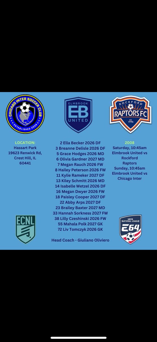 See you this weekend for more preseason soccer!