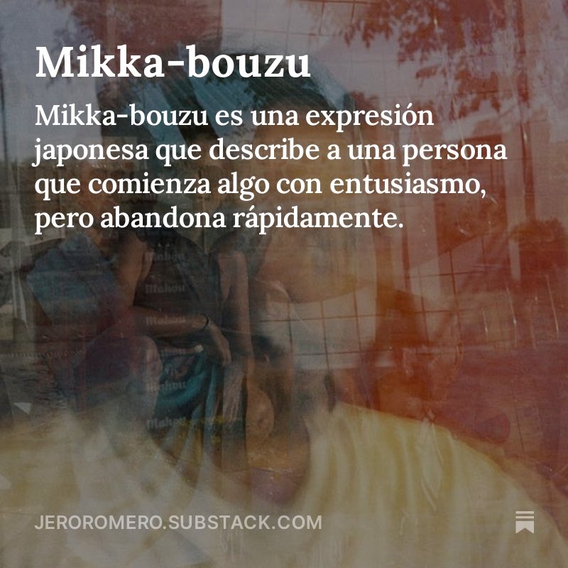 Mi nueva newsletter, por si te apetece leer mis cosas :)

jeroromero.substack.com/p/mikka-bouzu
