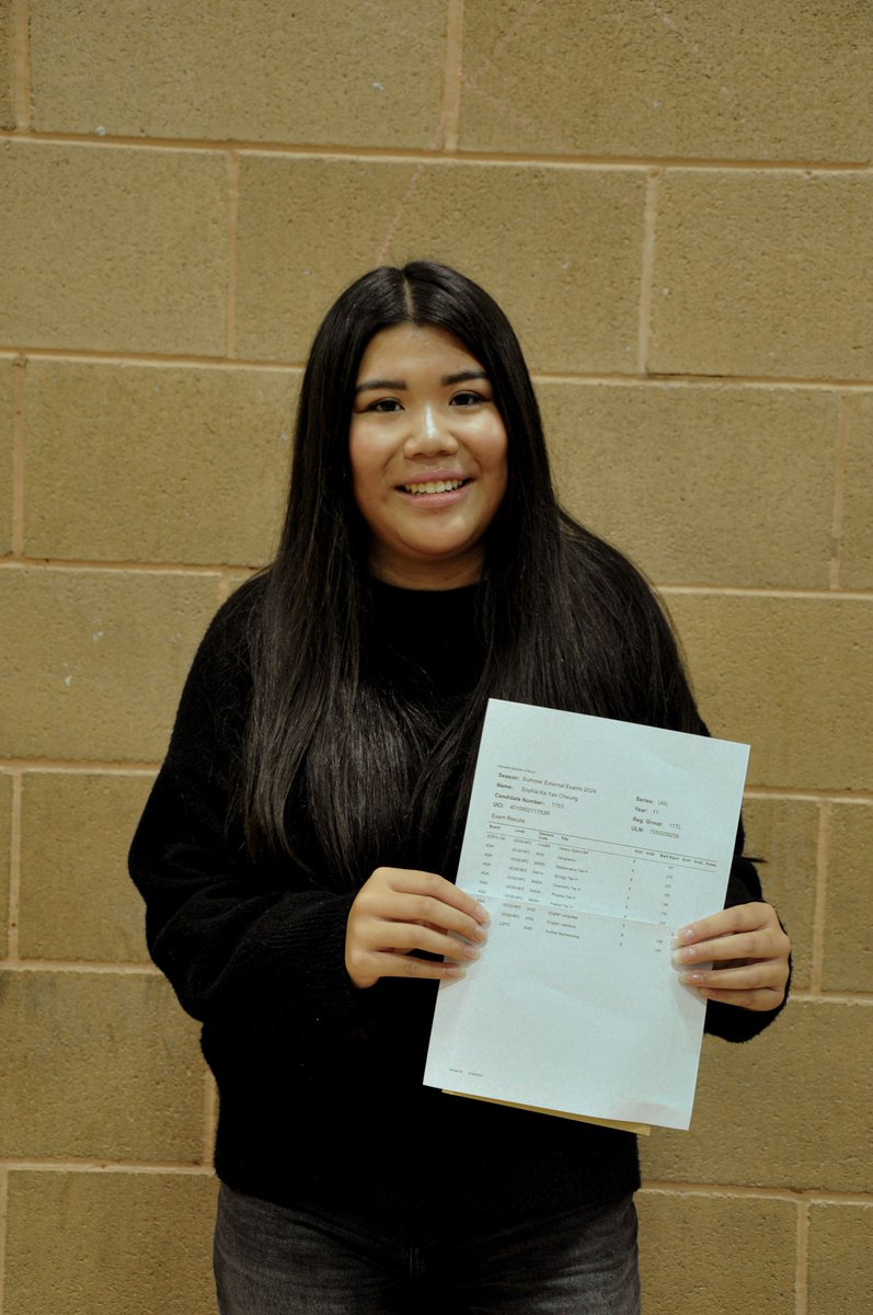 LymmHighSchool's tweet photo. Huge congratulations to Sophia Cheung who got a staggering 10 Grade 9s in her GCSE results this morning! https://t.co/1Pwb7YbM4o