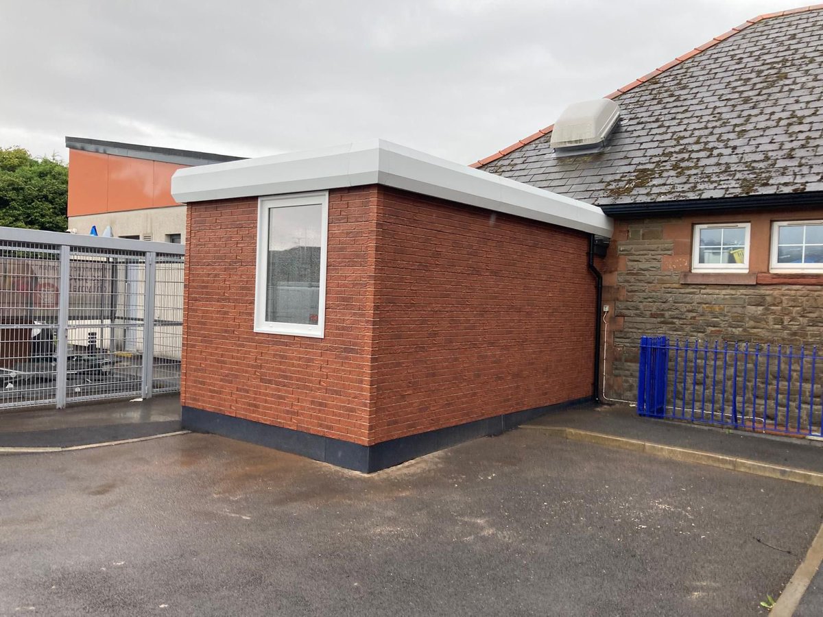 modex_spaces's tweet image. Another delivery &amp;amp; installation complete for a repeat Client #modularbuilding #cladding