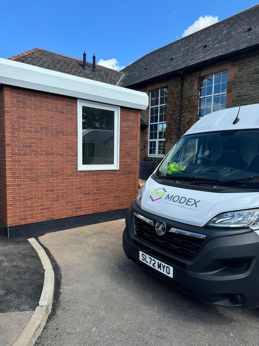 modex_spaces's tweet image. Another delivery &amp;amp; installation complete for a repeat Client #modularbuilding #cladding