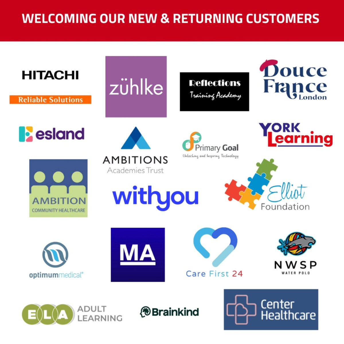 A huge warm welcome 🙏