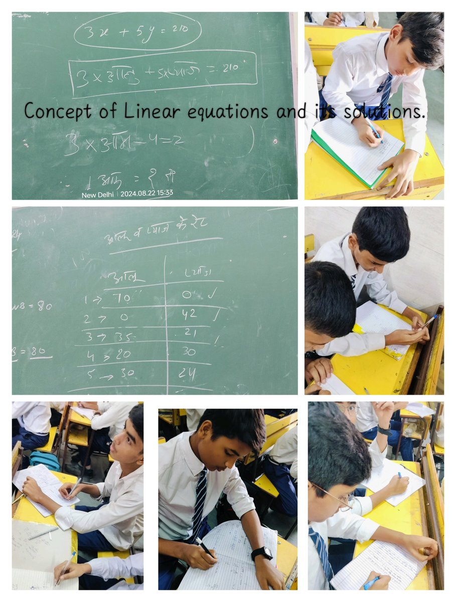 avdhesh_chauhan's tweet image. We can increase the understanding of topic by connect daily life examples.
Real life examples of #linear_equations in two variables.
Students are able to tell the different rates ( #solutions ).
#mathsfun #mathsactivity
@Dir_Education @DrPoonam_doe @IamRuchii @LalitaparkGbsss