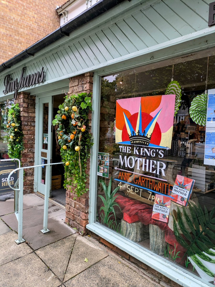 Linghams Bookshop books, toys and author events (@linghamsbooks) on Twitter photo Annie Garthwaite is coming to Linghams with her new book The King's Mother, follow-on from her amazing book Cecily! Look at this wonderful window painted by our resident artist Emily. Tickets are available on our website linghams.co.uk/events
<a href="/anniegarthwaite/">Annie Garthwaite</a> <a href="/PenguinUKBooks/">Penguin Books UK</a> Annie Garthwaite is coming to Linghams with her new book The King's Mother, follow-on from her amazing book Cecily! Look at this wonderful window painted by our resident artist Emily. Tickets are available on our website linghams.co.uk/events
<a href="/anniegarthwaite/">Annie Garthwaite</a> <a href="/PenguinUKBooks/">Penguin Books UK</a>
