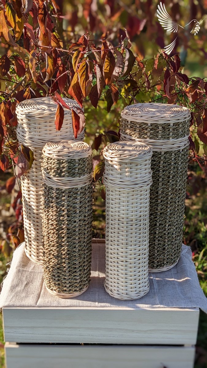Showcasing some of our favourite woven scatter tubes in patterned bamboo, willow, seagrass and bamboo from Secure Haven – they are fully biodegradable and come with a cotton bag. Come in and take a look.  #ScatterTubes #Biodegradable #Woven #Hurst