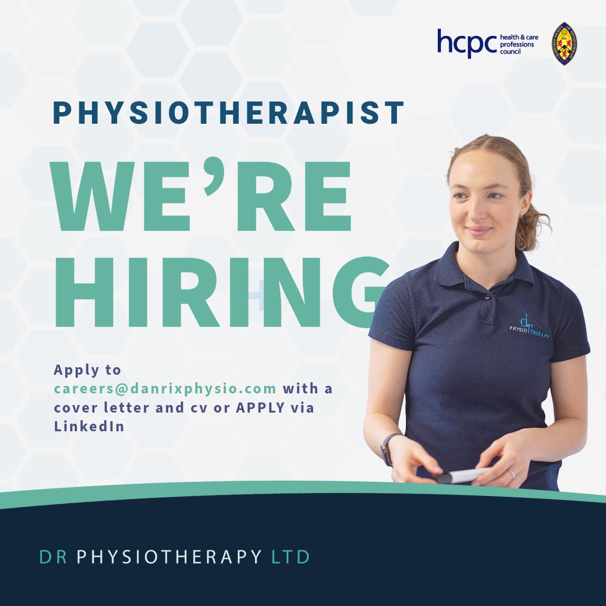 DRPHYSIO2011's tweet photo. Are you a motivated professional with at least two years of experience in MSK Physiotherapy? Do you have a proactive and patient-focused approach to your work? We want YOU to be part of our team! Apply at careers@danrixphysio.com
#PhysiotherapyJobs #MSKPhysio https://t.co/GFcFBgVxgj