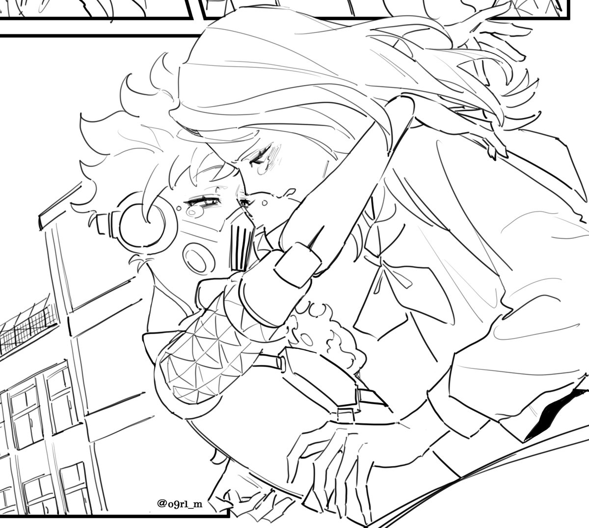 o9r1_m's tweet image. 兄弟＋監wip