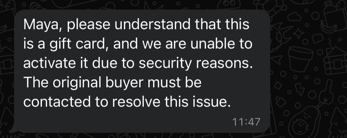 MissMAMac's tweet photo. @ZARA has anyone heard anything more ridiculous than this? I was gifted a £100 gift voucher from the children in my class as an end of year present. Came to use it in store this week and was told I am unable to use it because I don’t know the phone number of the buyer? https://t.co/eIUljfABOP
