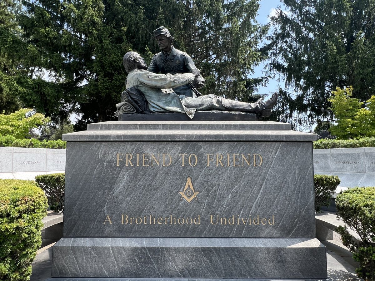 EP_417's tweet photo. Friend to Friend Masonic Monument in Gettysburg! Have you ever been there?
@pagrandlodge
#Freemasons #FriendToFriend #Brothers #CivilWar #Gettysburg https://t.co/rjMP9JCz4f