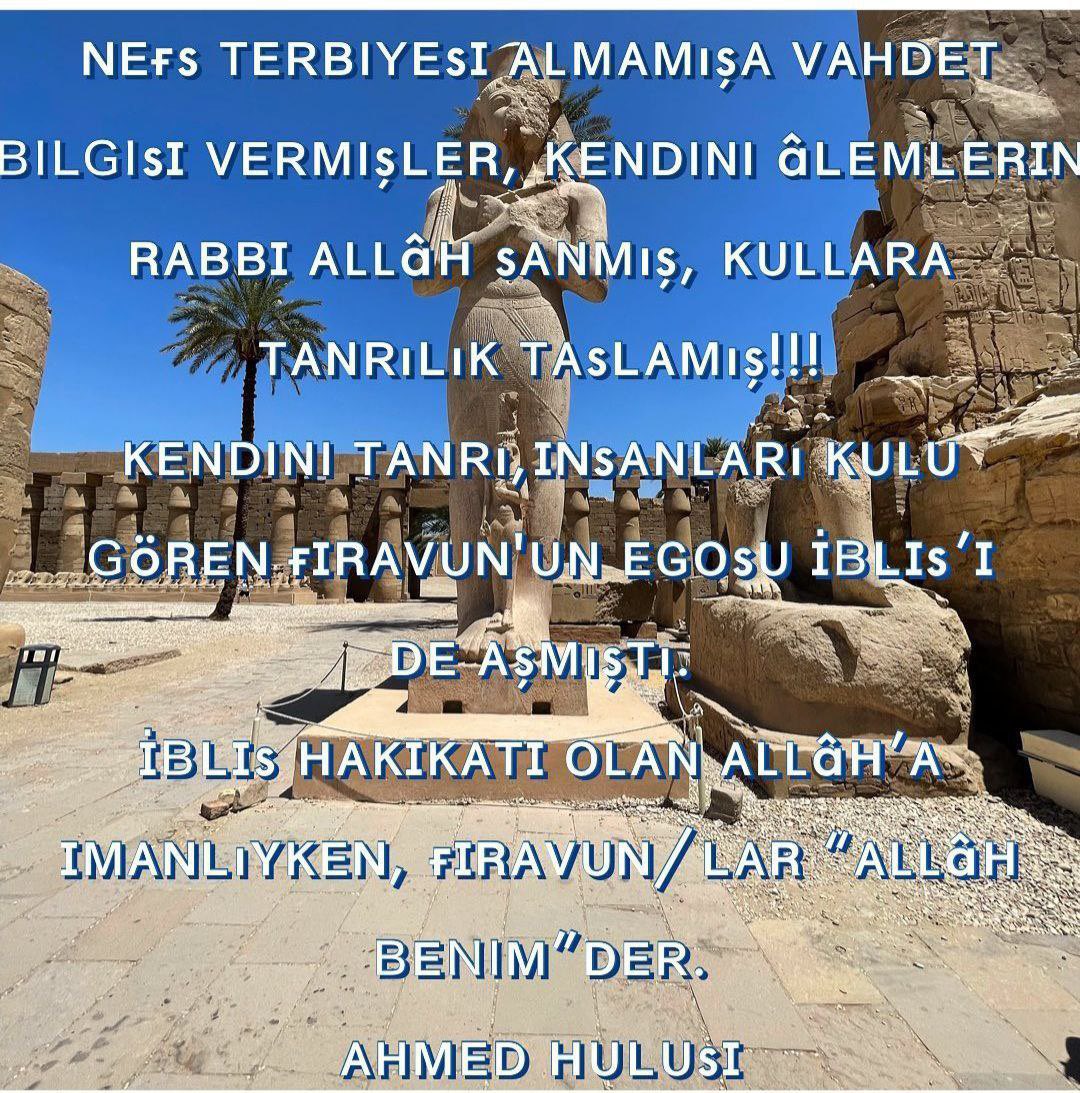 KENDİNİ ALLAH SANANLAR

“ALLAH” adıyla işaret edileni

TANRI SANANLARDIR !

<a href="/AhmedHulusi/">Ahmed Hulûsi</a>