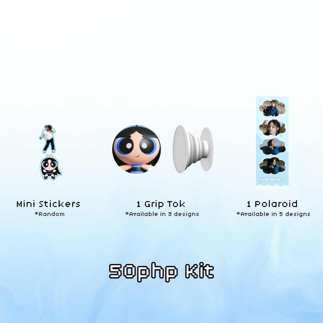 📢📢📢

We still have a few KIM MINJI KITS available! 💙

Send me a DM for orders, actual photos and other designs! 

📌 You can customize your inclusions for the set! :)

Pls help RT. Thank you! <3

t. newjeans nj minji kimminji hanni haerin danielle hyein  wts lfb ph