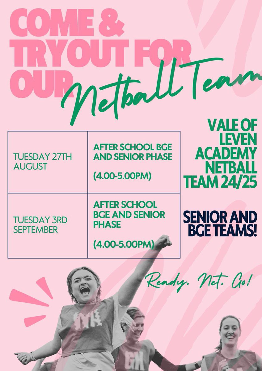 💥Extra curricular 💥 

Our extra curricular clubs will start next week (wk beginning 26th Aug). You don’t need to sign up for clubs just turn up and give it a try. 

We can’t wait to see you all at extra curricular clubs ✨
