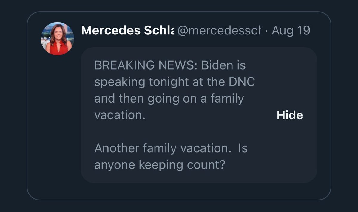 Interesting that this shows up as an Ad in my timeline. The Ad tag disappeared after I reported it. This is a screenshot from the report. Twitter really is trying for a certain candidate.