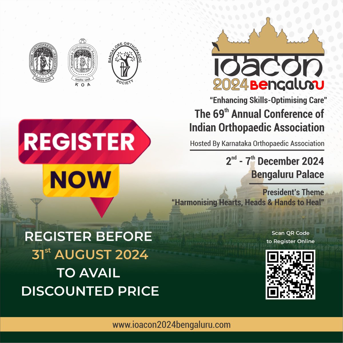 IOACON2024BLR's tweet photo. DISCOUNTED PIRCE IS ONNN! Go grab your seats today and we will see you all very soon now in #nammabengaluru

LINK: https://t.co/ditDYJi9ce

#bangalore #ddsdiscounts #registernow #bangalorepalace #ioacon #ioacon2024 #august31st #lastday https://t.co/pceQO8jodw