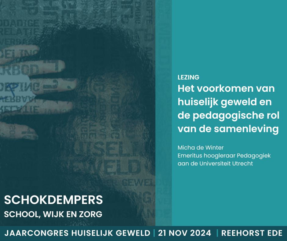 Het voorkomen van huiselijk geweld en de pedagogische rol van de samenleving, gegeven door Micha de Winter. Alle deelnemers ontvangen zijn boek 'Medemenselijk opvoeden' gratis bij deelname. Aanmelden? Dat kan via: huiselijkgeweldcongres.nl #logacom #huiselijkgeweld