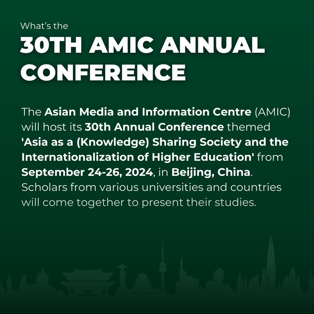 akinghiniling's tweet photo. [CROWDFUNDING]

Our research, entitled “Study with Me: Assessing the Role of Studygram in Self-Regulated Learning Among Filipino Senior High School Students,” has been approved for presentation at the 30th AMIC Annual Conference in Beijing, China 🇨🇳 this September 24-26, 2024! ✨ https://t.co/Uvp1HO9yI1