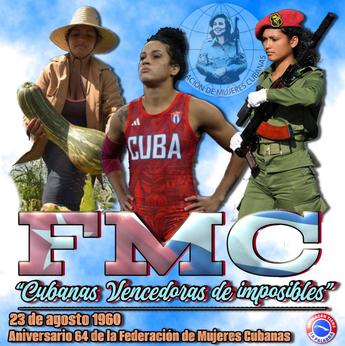“Sin la mujer, la obra ingente de la Revolución no habría sido posible”.
#MujeresEnRevolución