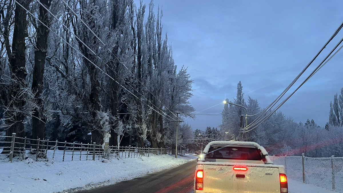 3 copitos de nieve y es un caos el pueblo. 3! No hay ni 5cm de nieve.
❄️