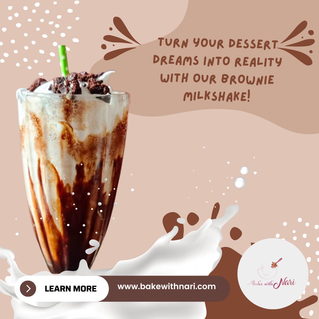 bakewithnari's tweet photo. When a milkshake meets a brownie, magic happens.

Learn more: https://t.co/iTf7llvHV1

#BrownieMilkshake #ChocolateLovers #DessertGoals #SweetTreats https://t.co/uO3y9FKaT7