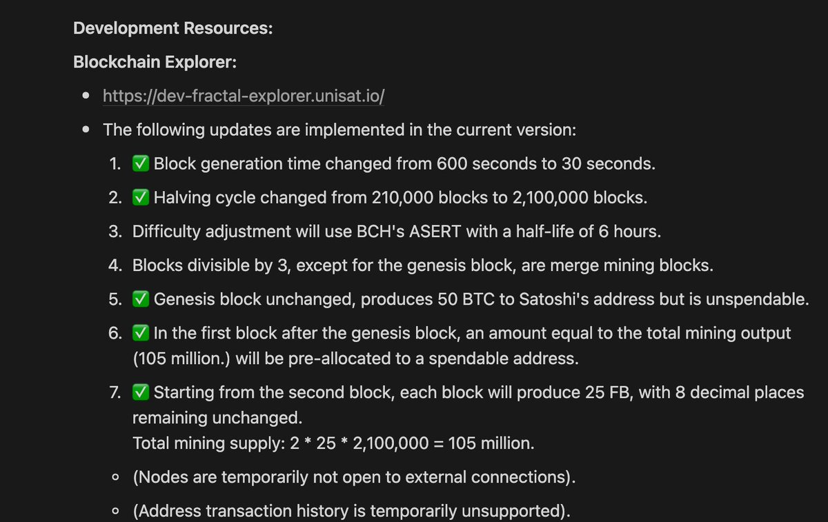 Fractal Bitcoin 的常见误区🔍 1. 分型比特币？ 其实是「分形比特币」！分形是一个数学概念，强调无限递归、自相似的特性，因此巧妙地选择了这个名字。  「分型」和fractal 毫无关联哦。 具体可以看下之前的这条推