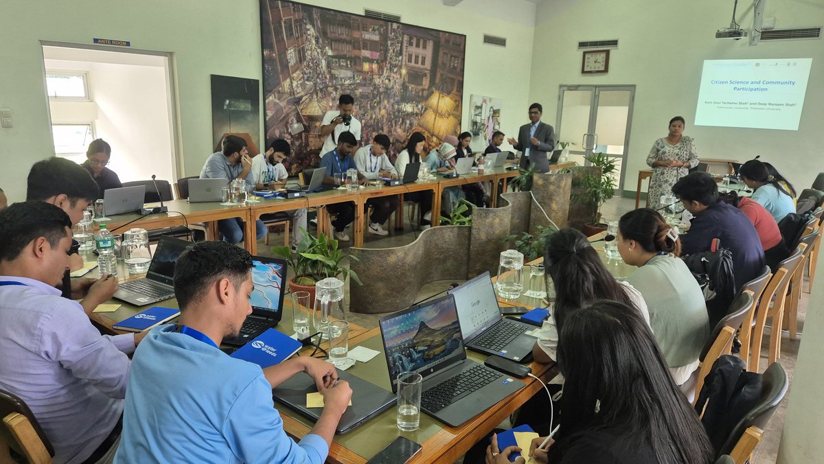 Day 4 of our capacity building event has seen us visit the <a href="/KU_Dhulikhel/">Kathmandu University, Dhulikhel</a> hydro lab, test some glaciological field equipment, and learn about citizen science! <a href="/icimod/">ICIMOD</a> <a href="/TU_Nepal/">Tribhuvan University</a> <a href="/NepalGlacier/">Cryosphere Society of Nepal - CSN.</a> <a href="/UniversityLeeds/">University of Leeds</a> #ISF #BRAINSTORM <a href="/UniLeedsGlobal/">@UniLeedsGlobal</a> <a href="/rbpmleeds/">River Basins - Leeds</a> <a href="/SoGLeeds/">Geography at Leeds</a>