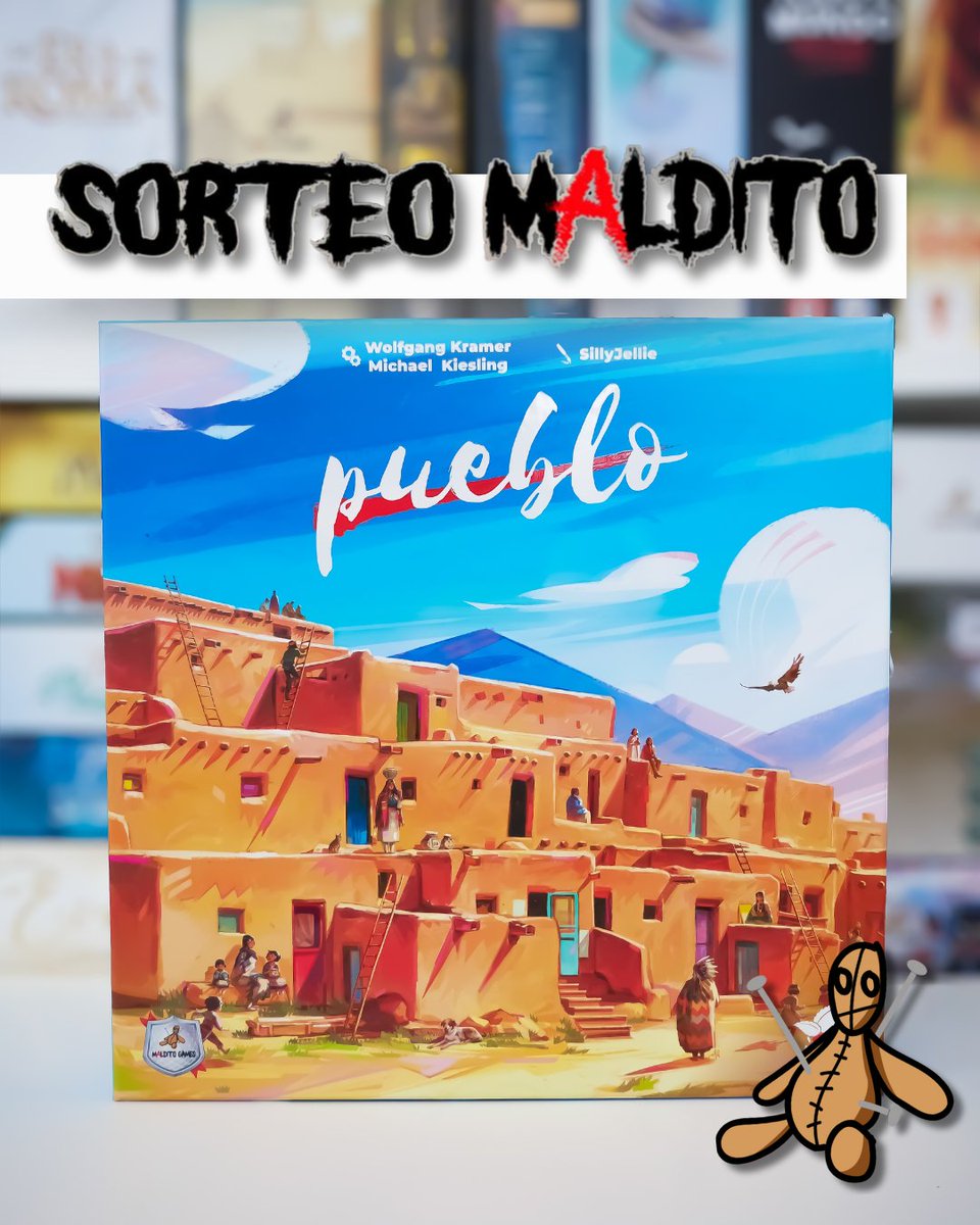 🔴SORTEO🔴

Con motivo del lanzamiento de #Pueblo os proponemos un nuevo #sorteomaldito

Para participar:
1⃣<a href="/MalditoGamesES/">Maldito Games</a>
2⃣Repostea
3⃣Menciona 3 personas

Anunciaremos la persona ganadora el 4/9/24 ¡Suerte! 🍀