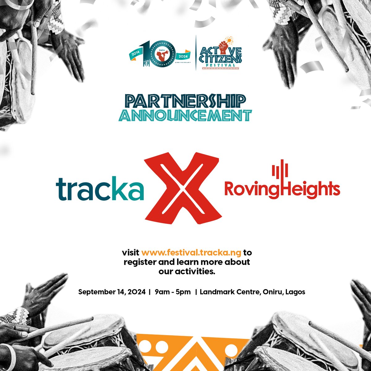 Exciting News🤩

We are pleased to announce our partnership with Roving Heights Books <a href="/Rovingheights/">RH Books</a> 🎊 for the Active Citizens Festival 💃🕺

RH Books will be donating books for the festival 🤗 
Register now to stand a chance to win a book from RovinHeights🤩

Visit our website