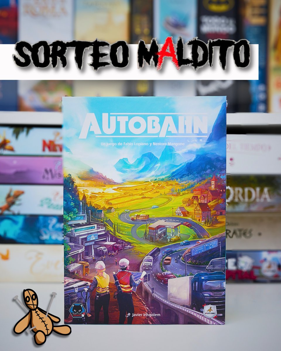 🔴SORTEO🔴

Con motivo del lanzamiento de #Autobahn os proponemos un nuevo #sorteomaldito

Para participar:
1⃣<a href="/MalditoGamesES/">Maldito Games</a>
2⃣Repostea
3⃣Menciona 3 personas

Anunciaremos la persona ganadora el 18/9/24 ¡Suerte! 🍀