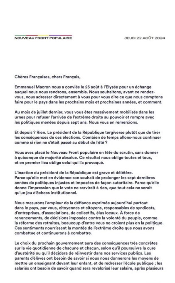 Manon Aubry tweet media