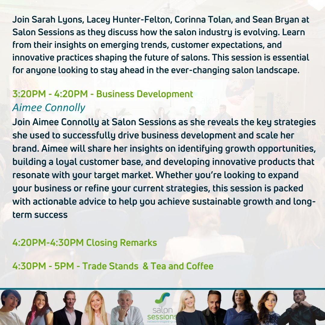 💆‍♀️ Kickstart your Salon Sessions 2024 with a relaxing dinner with Guest Speaker Keith Barry &amp; spa vibes on Sept 22nd, followed by a full day of business growth on the 23rd of September. 
Multiple ticket options available! 🎟
Let’s do this! 🚀 #SalonSessions2024 #LevelUpYourBiz4o
